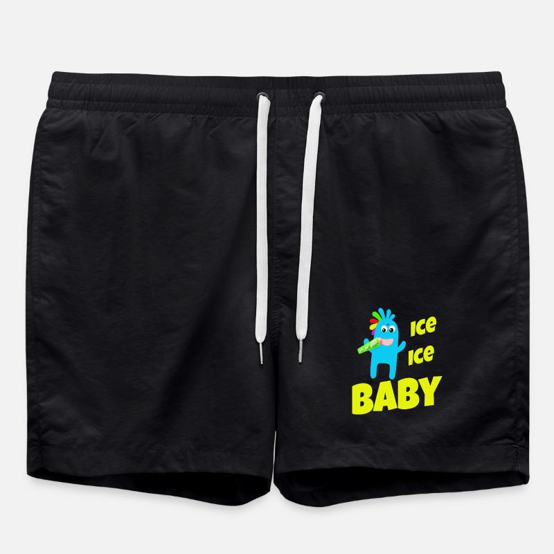 Eis Eis Baby - Badeshorts - Schwarz