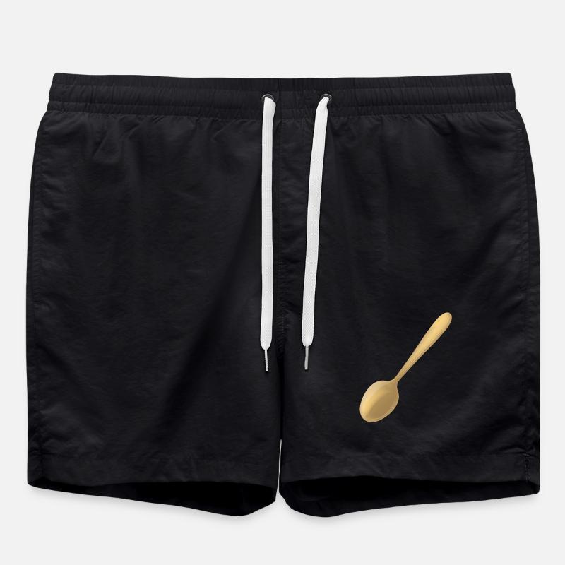 a golden spoon - Swim Trunks - black