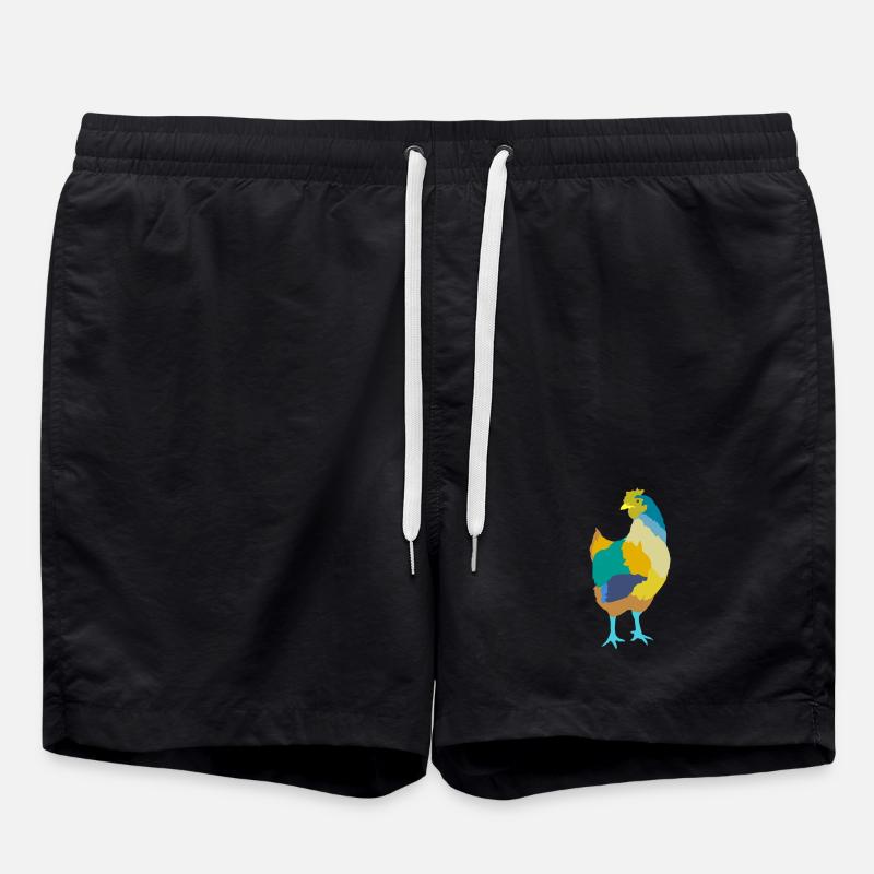 Poulet - Short de bain - noir