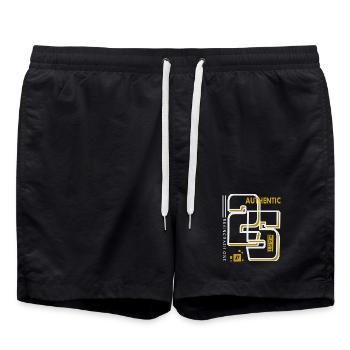 Style est 25 - Short de bain - noir - Devant - AI Model Male 185 light (185cm)