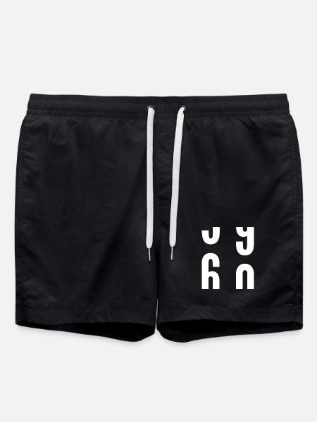 60 years old - Swim Trunks - black