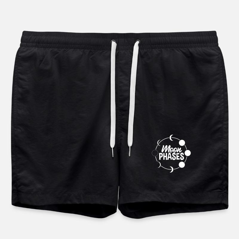 Moon - Swim Trunks - black