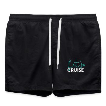 croisière - Short de bain - noir - Devant - AI Model Male 185 light (185cm)