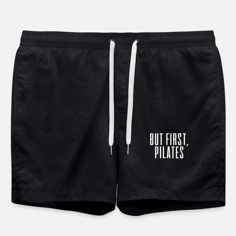 Pilates - Badeshorts - Schwarz