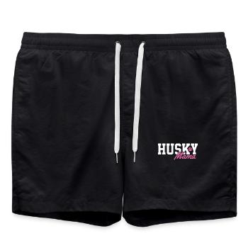 Maman Husky - Short de bain - noir - Devant - AI Model Male 185 light (185cm)