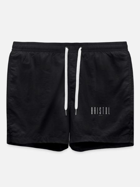 Bristol Lettering - Swim Trunks - black