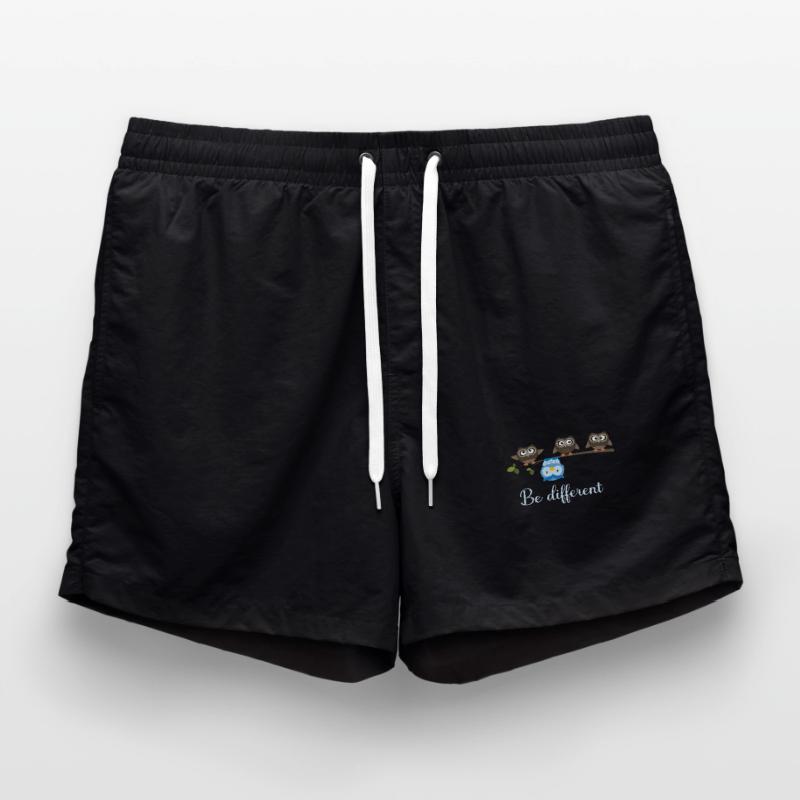 Be Different Eule Badeshorts