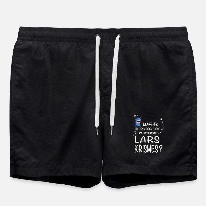 Wer ist denn eigentlich dieser Lars Krismes? - Badeshorts - Schwarz