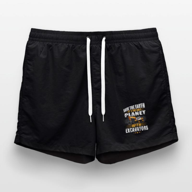 Baggerfahrer Baggerführer Badeshorts