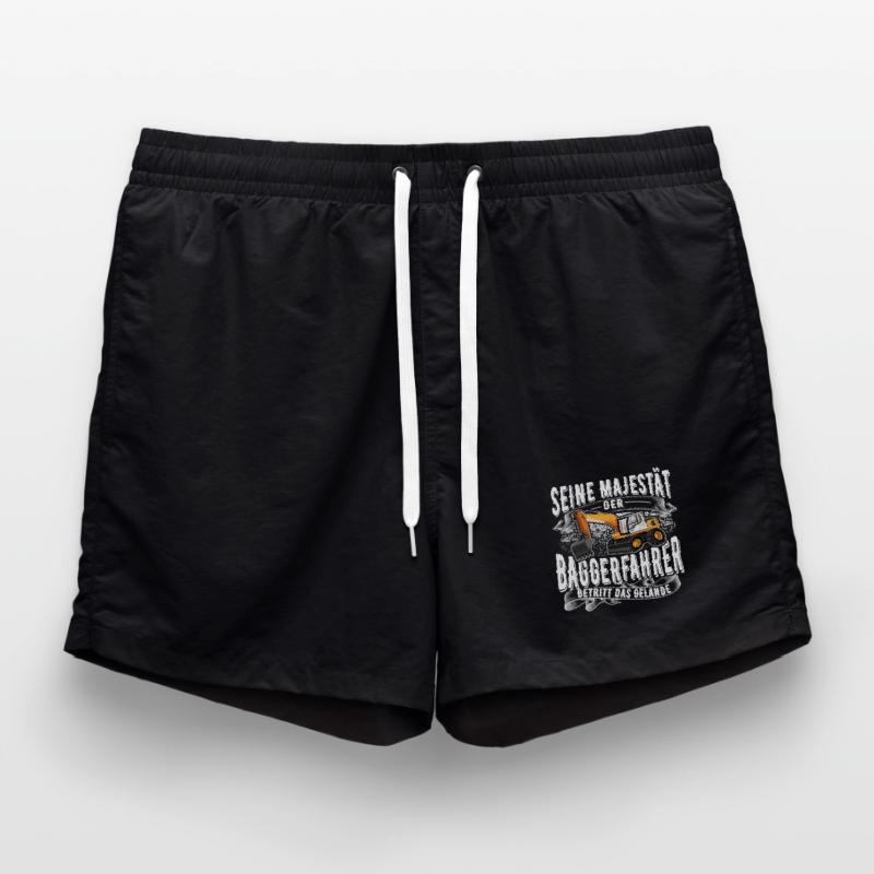 Baggerfahrer Badeshorts