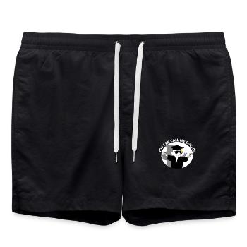 You Can Call Me Doctor Étudiant Docteur - Short de bain - noir - Devant - AI Model Male 185 light (185cm)