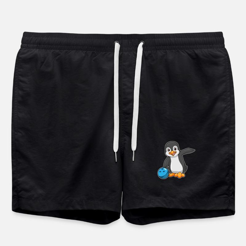 Penguin Bowling Boule de bowling - Short de bain - noir