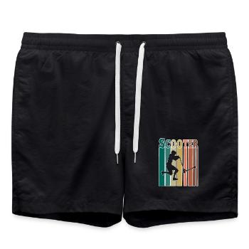 Scooter - Short de bain - noir - Devant - AI Model Male 185 light (185cm)