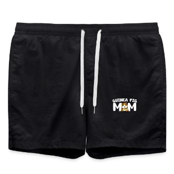 Guinea Pig Mom I Love My Pet - Swim Trunks - black - Front - AI Model Male 185 light (185cm)