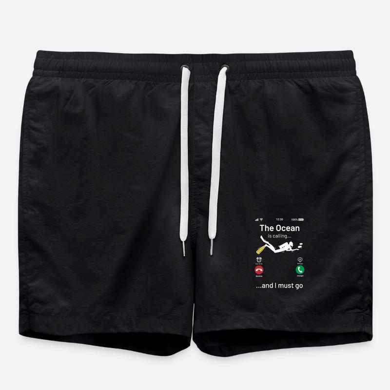 Plongeurs - Short de bain - noir