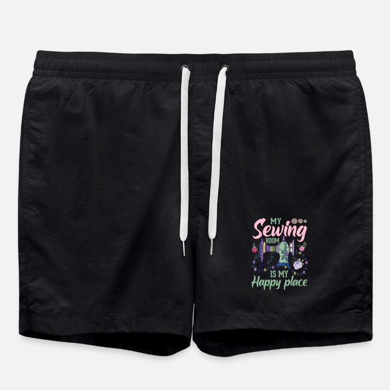 sew - Swim Trunks - black