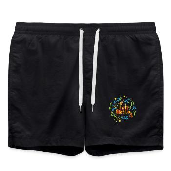 Cinco De Mayo Party Mexican Mexico - Swim Trunks - black - Front - AI Model Male 185 light (185cm)