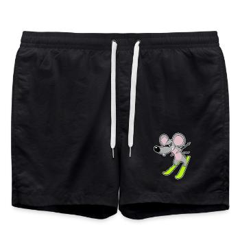 Ski Souris - Short de bain - noir - Devant - AI Model Male 185 light (185cm)