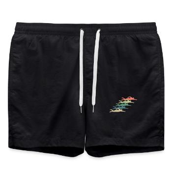 Schwimmen Schwimmer - Badeshorts - Schwarz - Vorne - AI Model Male 185 light (185cm)