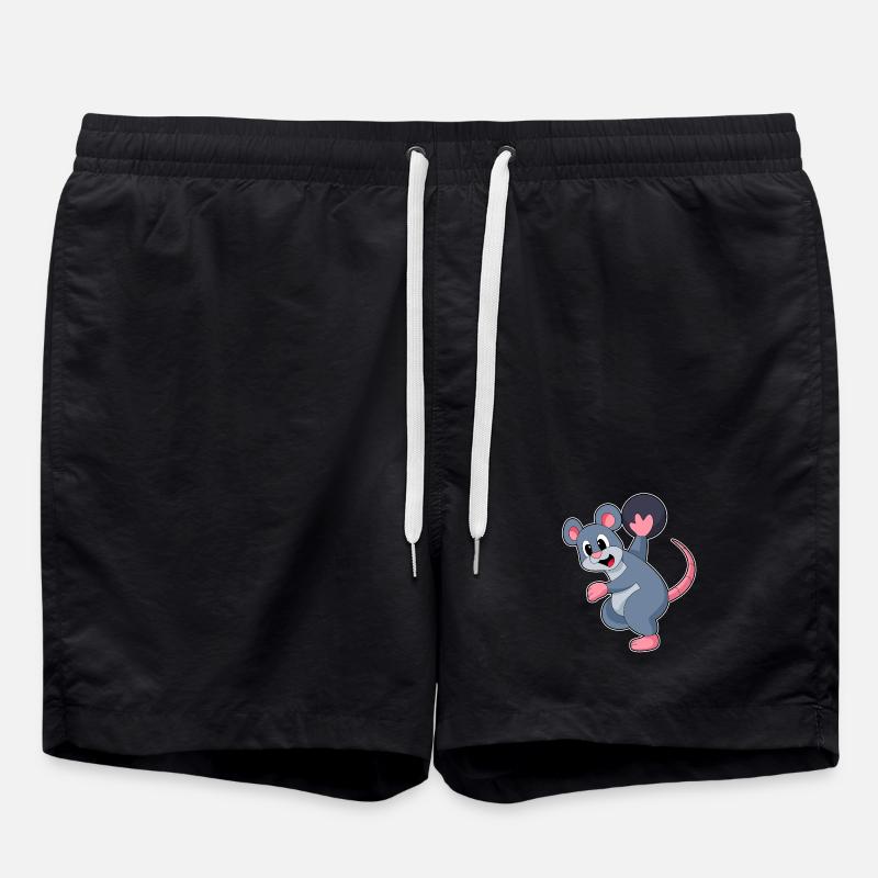 Ratte Bowling Bowlingkugel - Badeshorts - Schwarz