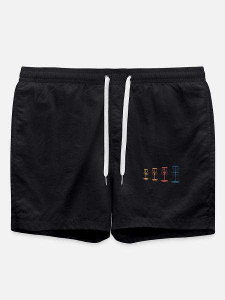 Discgolf Discgolfer - Badeshorts - Schwarz