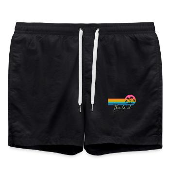 Thaïlande - Short de bain - noir - Devant - AI Model Male 185 light (185cm)