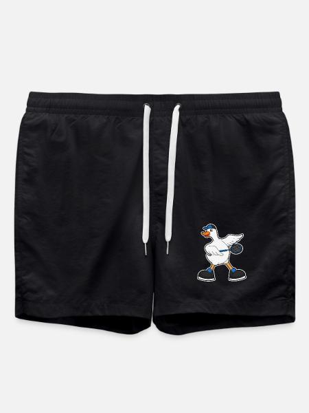 Duck Tennis Racket - Swim Trunks - black