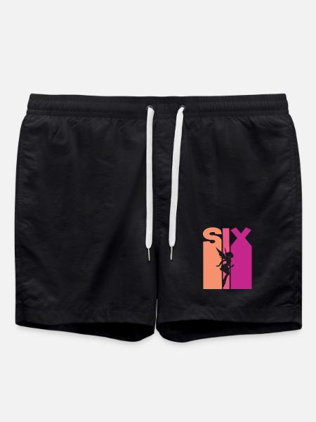 6e anniversaire fille fée - Short de bain - noir