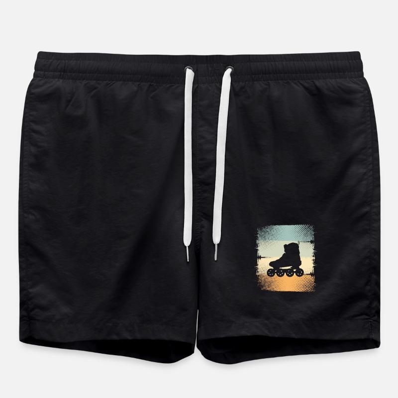 Inline Skates - Swim Trunks - black