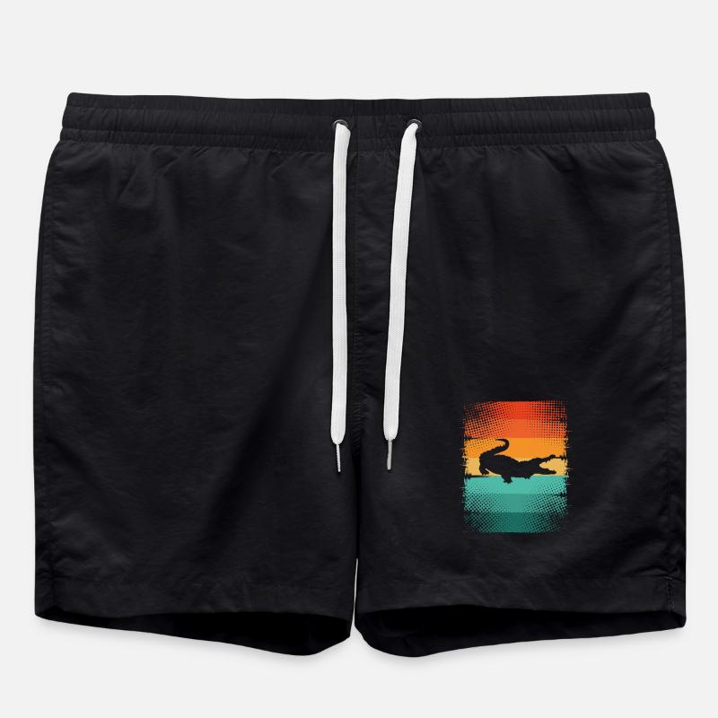 Alligator - Swim Trunks - black