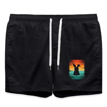 Lièvre - Short de bain - noir - Devant - AI Model Male 185 light (185cm)