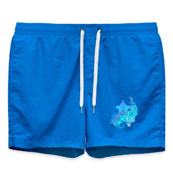 Hellblauer chinesischer Drache - Badeshorts - Cobalt blue - Vorne