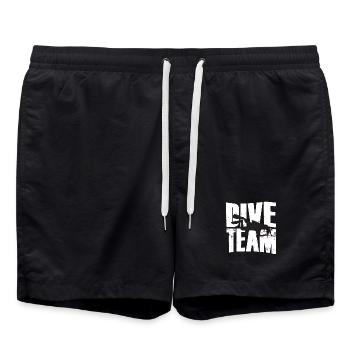 Équipe de plongée Diver Silhouette - Short de bain - noir - Devant - AI Model Male 185 light (185cm)
