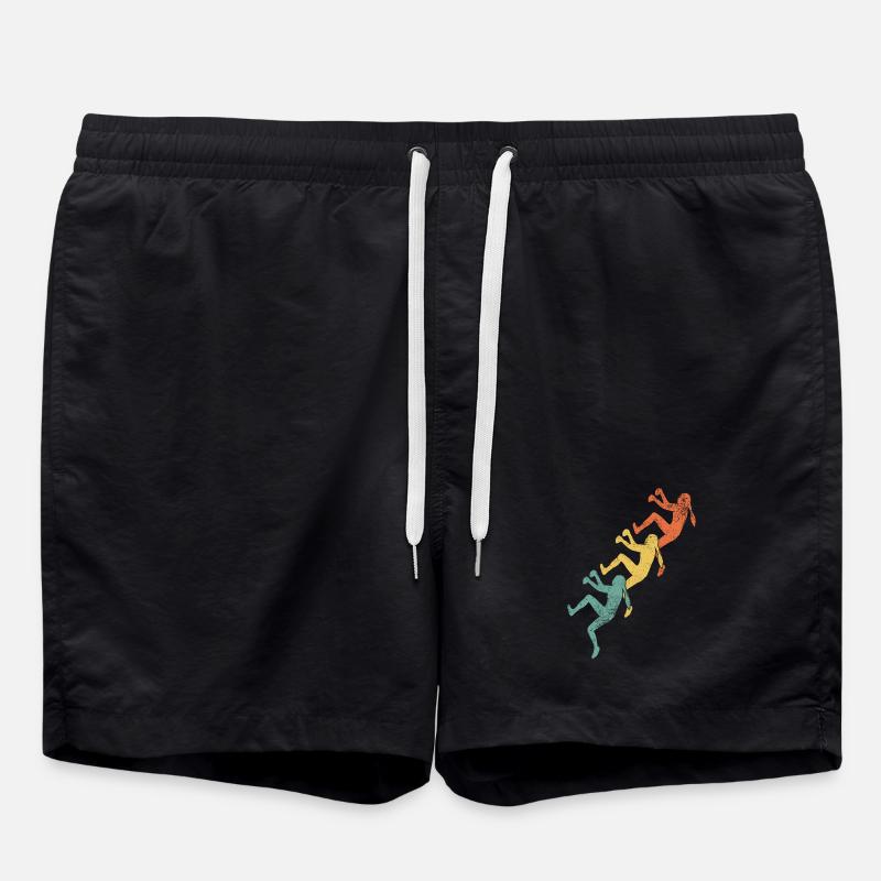 Klettern Mädchen Kletterer - Badeshorts - Schwarz