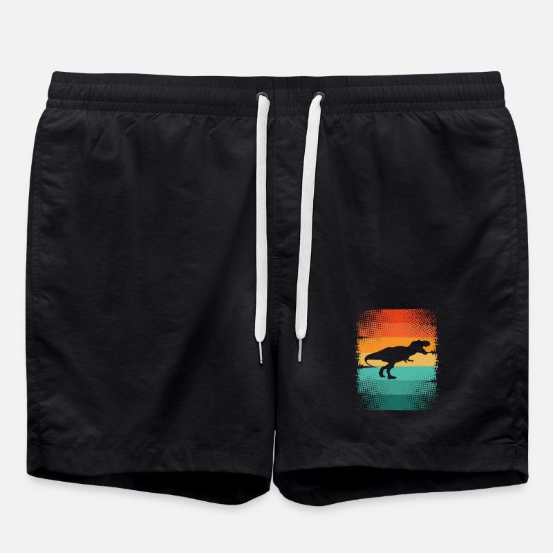 Dinosaure T-Rex Dino - Short de bain - noir