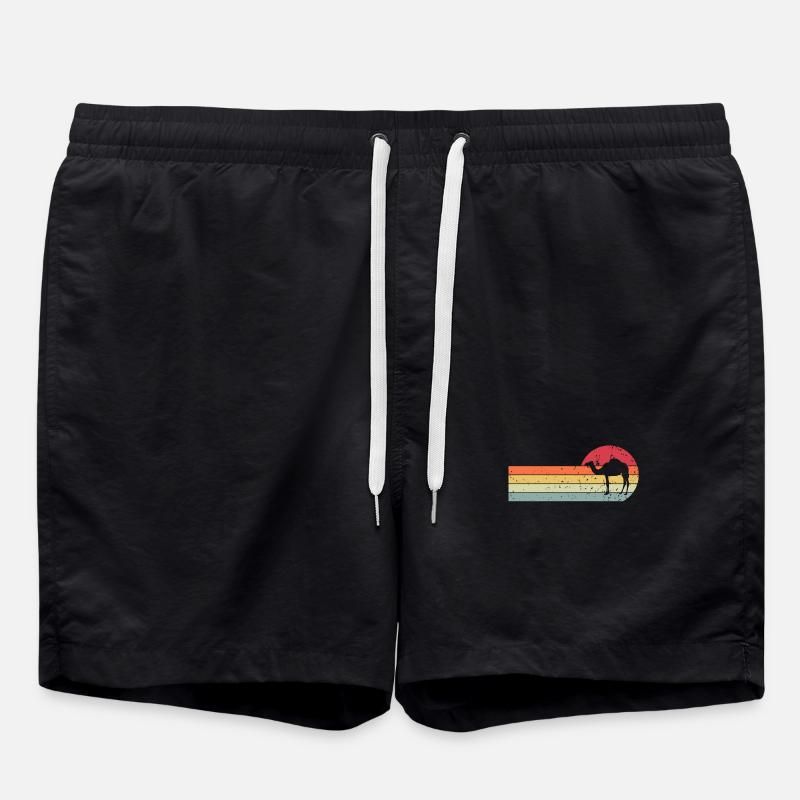 Kamel - Badeshorts - Schwarz