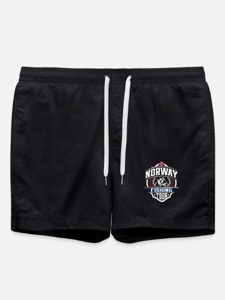 Norway Fishing Angler - Swim Trunks - black