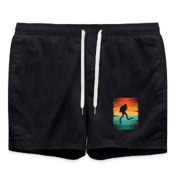Plongeurs Plongée - Short de bain - noir - Devant - AI Model Male 185 light (185cm)
