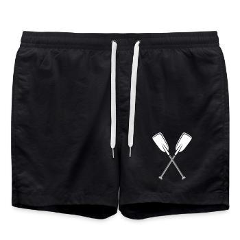Paddle | two-tone | Colors adjustable - Swim Trunks - black - Front - AI Model Male 185 light (185cm)