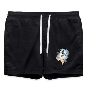 VTT | Vététistes | Descente - Short de bain - noir - Devant - AI Model Male 185 light (185cm)