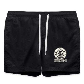 Voilier Marin Voilier - Short de bain - noir - Devant - AI Model Male 185 light (185cm)