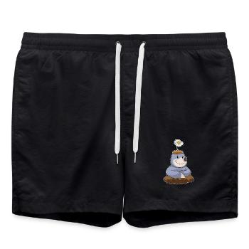 Mole Daisy - Swim Trunks - black - Front - AI Model Male 185 light (185cm)