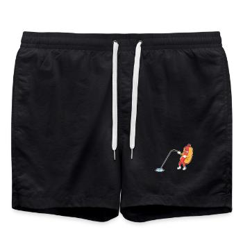 Pêche à la canne à pêche Hot-dog Angler - Short de bain - noir - Devant - AI Model Male 185 light (185cm)