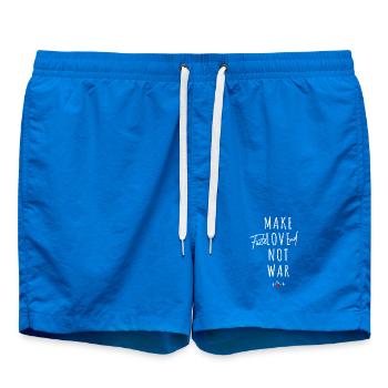 Carnaval de Cologne Faire Fastelovend Pas La Guerre Amour Kölsch - Short de bain - cobalt blue - Devant