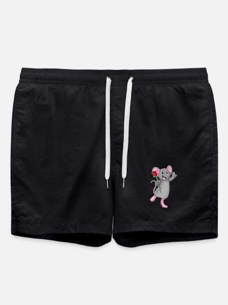 Rat Rose - Swim Trunks - black