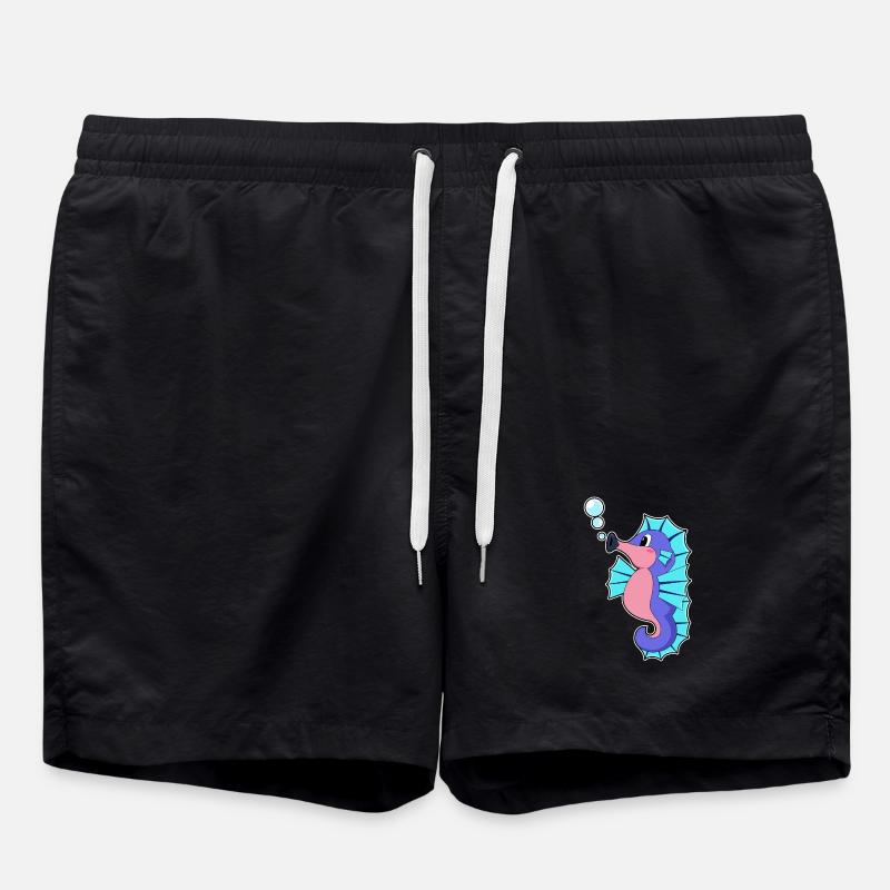 Hippocampe - Short de bain - noir