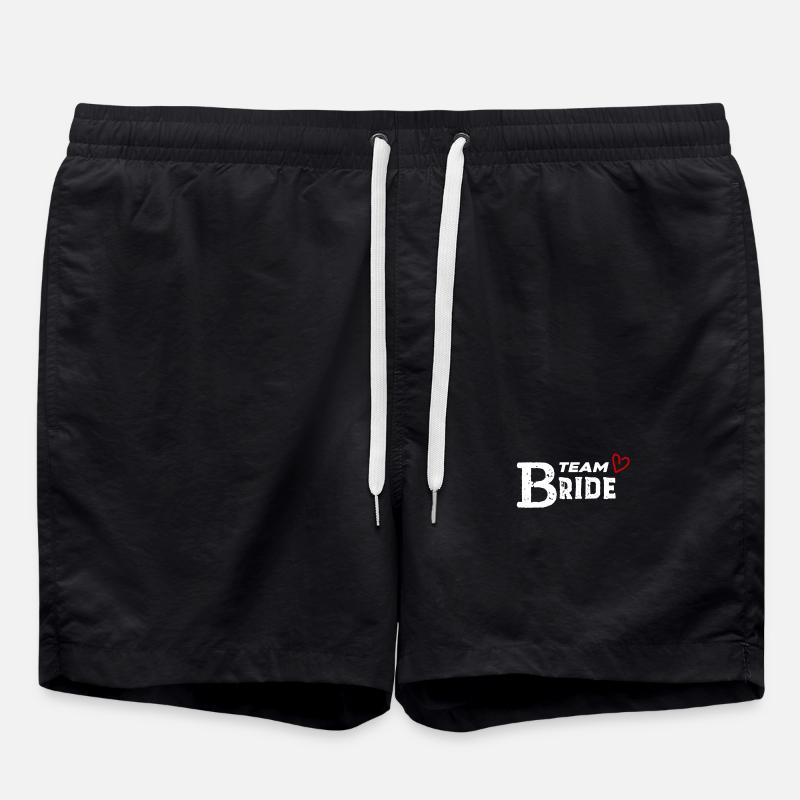 Braut Hochzeitsfeier - Badeshorts - Schwarz