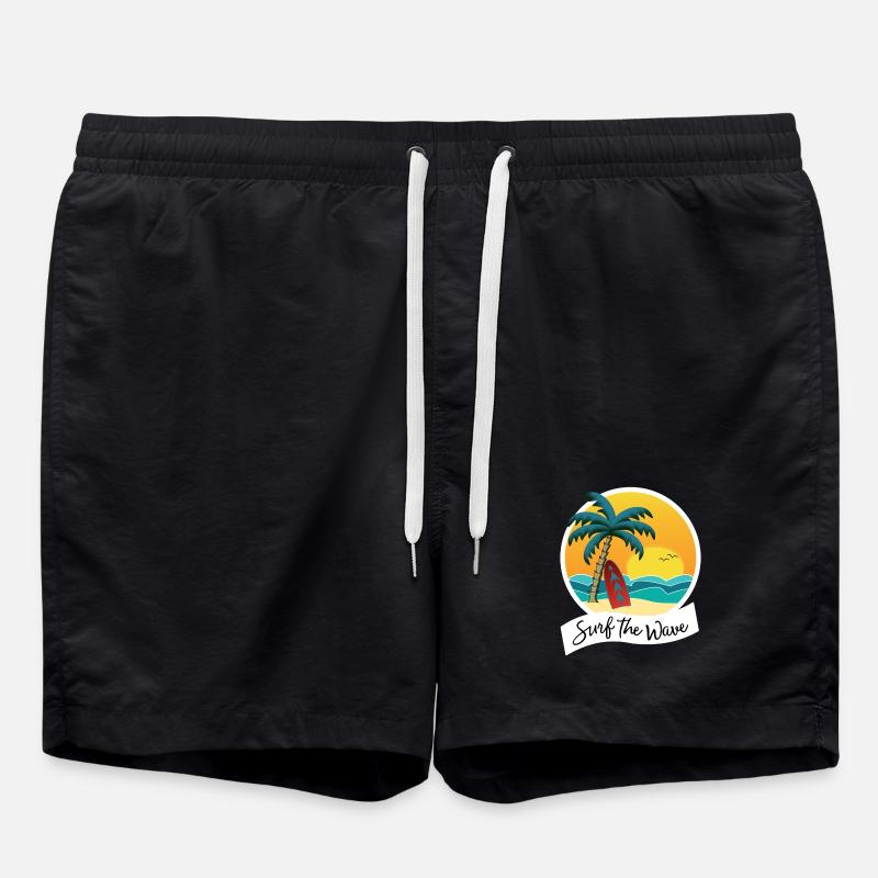 Surfez sur la vague - Short de bain - noir