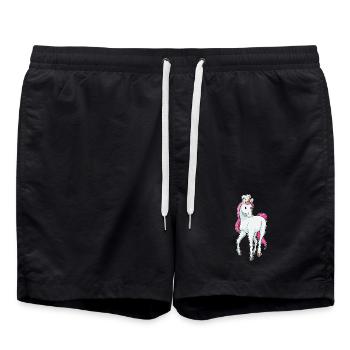 Cuisinage du Chef Licorne Chef Chapeau - Short de bain - noir - Devant - AI Model Male 185 light (185cm)