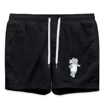 Elephant Nurse Medicine - Swim Trunks - black - Front - AI Model Male 185 light (185cm)